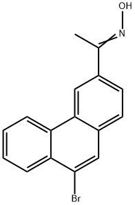 N-[1-(9-bromophenanthren-3-yl)ethylidene]hydroxylamine Struktur