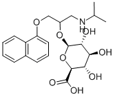 PROPRANOLOL GLUCURONIDE SODIUM SALT Struktur