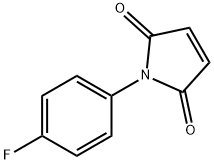 1-(4-フルオロフェニル)-1H-ピロール-2,5-ジオン 化学構造式