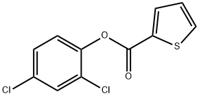 (2,4-dichlorophenyl) thiophene-2-carboxylate Struktur