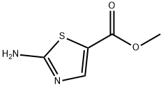 2-氨基噻唑-5-甲酸甲酯, 6633-61-0, 结构式