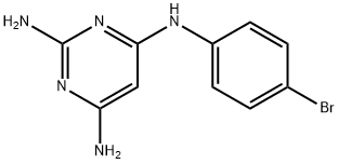 N4-(4-bromophenyl)pyrimidine-2,4,6-triamine Struktur