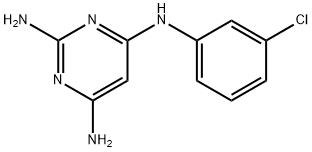 N4-(3-chlorophenyl)pyrimidine-2,4,6-triamine Structure
