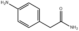 Benzeneacetamide, 4-amino- (9CI) Struktur
