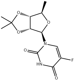 5'-Deoxy-2',3'-O-isopropylidene-5-fluorouridine Structure