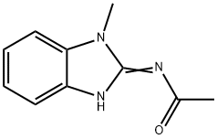 Acetamide, N-(1,3-dihydro-1-methyl-2H-benzimidazol-2-ylidene)- (9CI),66336-20-7,结构式