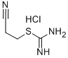2-(2-氰基乙基)异硫脲单盐酸盐, 6634-40-8, 结构式