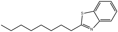 2-オクチルベンゾチアゾール 化学構造式