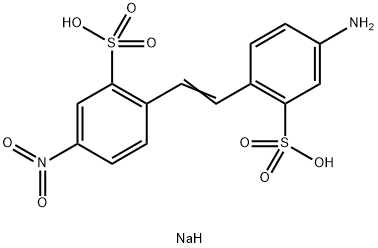 4-氨基-4’-硝基二苯乙烯-2,2’-二磺酸双钠盐, 6634-82-8, 结构式