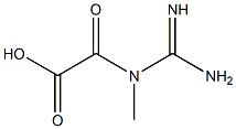 [[Amino(imino)methyl](methyl)amino]oxoacetic acid Struktur