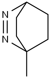 2,3-Diazabicyclo[2.2.2]oct-2-ene, 1-methyl- Struktur