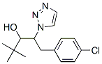 alpha-tert-butyl-beta-[(4-chlorophenyl)methyl]-1H-triazol-1-ethanol,66346-04-1,结构式