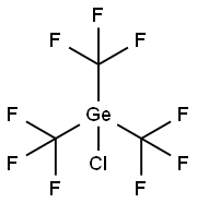 Tris(trifluoromethyl)chlorogermane Structure