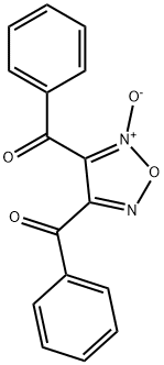 α,α'-[(1,2,5-Oxadiazole 5-oxide)-3,4-diyl]bisbenzaldehyde Struktur