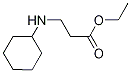 3-(シクロヘキシルアミノ)プロパン酸エチル 化学構造式