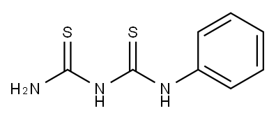 1-carbamothioyl-3-phenyl-thiourea 结构式