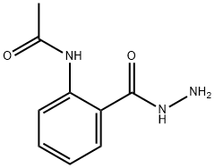N-(2-(肼羰基)苯基)乙酰胺, 6635-75-2, 结构式