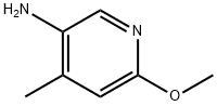 2-甲氧基-4-甲基-5-氨基吡啶 结构式