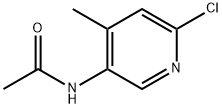 N-(6-chloro-4-methyl-pyridin-3-yl)acetamide Structure