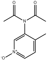 N-acetyl-N-(4-methyl-1-oxido-pyridin-3-yl)acetamide Struktur