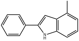 4-甲基-2-苯基-1H-吲哚,66354-67-4,结构式