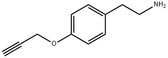 Benzeneethanamine, 4-(2-propynyloxy)- (9CI) Structure