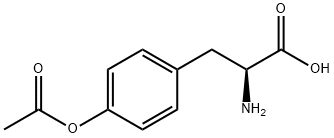 (S)-3-(4-乙酰氧基苯基)-2-氨基丙酸, 6636-22-2, 结构式