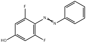 3,5-DIFLUORO-4-(PHENYLDIAZENYL)PHENOL Struktur