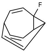 Tricyclo[3.3.2.02,8]deca-3,6,9-triene, 1-fluoro- (9CI) Structure