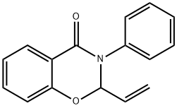 2-Ethenyl-3,4-dihydro-3-phenyl-2H-1,3-benzoxazin-4-one Structure