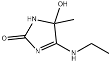 2H-Imidazol-2-one, 4-(ethylamino)-1,5-dihydro-5-hydroxy-5-methyl- (9CI) Structure
