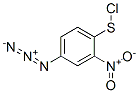 2-nitro-4-azidophenylsulfenyl chloride Structure