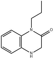 1-プロピル-3,4-ジヒドロキノキサリン-2(1H)-オン 化学構造式