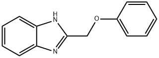 2-苯氧基甲基-1H-苯并咪唑, 6637-29-2, 结构式