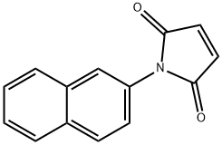 N-(2-ナフタレニル)マレイミド 化学構造式