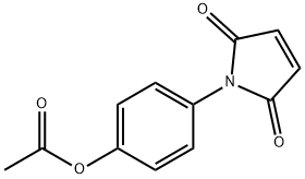 [4-(2,5-dioxopyrrol-1-yl)phenyl] acetate 结构式