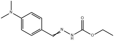 ethyl N-[(4-dimethylaminophenyl)methylideneamino]carbamate Structure