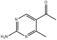 5-乙酰基-2-氨基-4-甲基嘧啶,66373-25-9,结构式