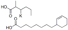 dipotassium 5-carboxylato-4-hexylcyclohex-2-ene-1-octanoate,66375-37-9,结构式