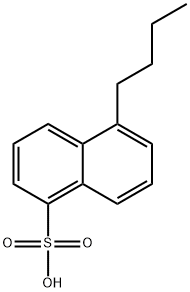 5-Butyl-1-naphthalenesulfonic acid Struktur
