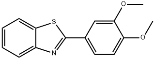 2-(3,4-Dimethoxy-phenyl)-benzothiazole Structure