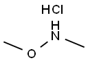 N,O-ジメチルヒドロキシルアミン  塩酸塩 化学構造式