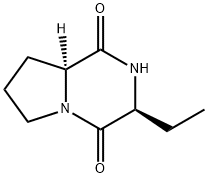 Pyrrolo[1,2-a]pyrazine-1,4-dione, 3-ethylhexahydro-, (3S-trans)- (9CI) 结构式