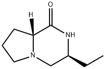 Pyrrolo[1,2-a]pyrazin-1(2H)-one, 3-ethylhexahydro-, (3S-cis)- (9CI),66381-17-7,结构式