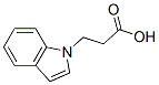 1H-indole-1-propionic acid Structure
