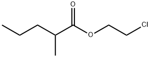2-chloroethyl 2-methylpentanoate Struktur