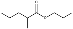 propyl 2-methylpentanoate Struktur