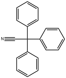 三苯基乙腈,6639-43-6,结构式