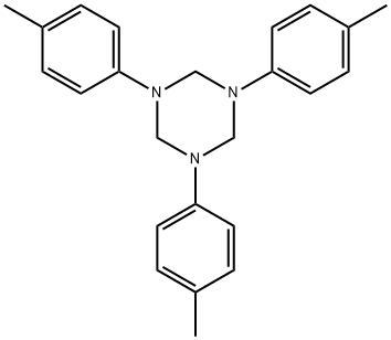 1,3,5-Triazine, hexahydro-1,3, 5-tris (4-methylphenyl)- 结构式