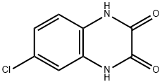 6-クロロキノキサリン-2,3(1H,4H)-ジオン 化学構造式